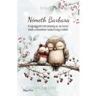 Személyre szabható - Cuki téli baglyocskák mintás A6-os füzet