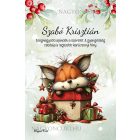 Személyre szabható - Cuki karácsonyi róka és az ajándékok mintás A6-os füzet