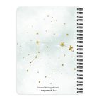 Személyre szabható - Szőke hajú Csini Kos lány mintás füzet