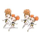 Személyre szabható - Vörös hajú Csini Ikrek lány mintás A6-os füzet