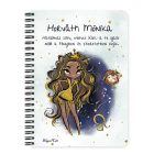 Személyre szabható - Barna hajú Csini Oroszlán lány mintás füzet