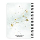 Személyre szabható - Vörös hajú Csini Oroszlán lány mintás A6-os füzet