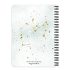 Személyre szabható - Vörös hajú Csini Nyilas lány mintás A6-os füzet