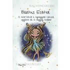 Személyre szabható - Barna hajú Csini Bika lány mintás füzet