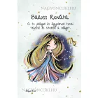 Személyre szabható - Szőke hajú Csini Szűz lány mintás A6-os füzet