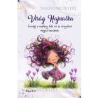 Személyre szabható - Bájos krókusz virágos tündér mintás A6-os füzet