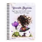 Személyre szabható - Kedves krókusz virágos tündér mintás füzet