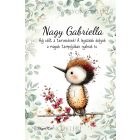 Személyre szabható - Tündéri harkály, az erdő kis dobosa mintás A6-os füzet