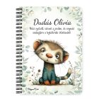 Személyre szabható - Játékos felfedező, a vadászgörény mintás A6-os füzet