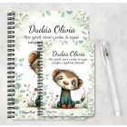 Személyre szabható - Játékos felfedező, a vadászgörény mintás A6-os füzet