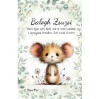 Személyre szabható - Az erdő cuki aprósága, a mogyorós pele mintás A6-os füzet