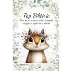 Személyre szabható - Az erdő kis akrobatája, a mókus mintás A6-os füzet