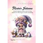 Személyre szabható - Húsvéti manólány mintás füzet