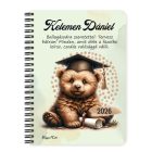 Személyre szabható - 2026 Ballagás - Maci mintás füzet