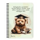 Személyre szabható - 2026 Ballagás - Maci mintás füzet