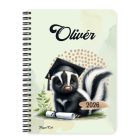 Személyre szabható - 2026 Ballagás - Borz mintás füzet