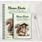 Személyre szabható - 2026 Ballagás - Mókus mintás füzet