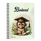 Személyre szabható - 2026 Ballagás - Majom mintás füzet