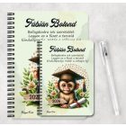 Személyre szabható - 2026 Ballagás - Majom mintás füzet