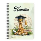 Személyre szabható - 2026 Ballagás - Zsiráf mintás füzet