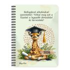 Személyre szabható - 2026 Ballagás - Zsiráf mintás füzet