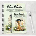 Személyre szabható - 2026 Ballagás - Zsiráf mintás füzet