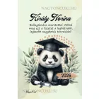 Személyre szabható - 2026 Ballagás - Panda mintás füzet