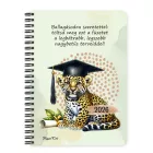 Személyre szabható - 2026 Ballagás - Leopárd mintás füzet