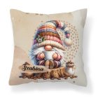Névvel kérhető - Kávés manó csüccs mintás párna