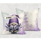 Névvel kérhető - Illatos Levendulás manó mintás párna