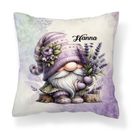 Névvel kérhető - Édes Levendulás manó mintás párna