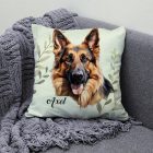 Névvel kérhető - Németjuhász portré mintás párna