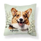 Névvel kérhető - Pembroke Welsh Corgi portré mintás párna