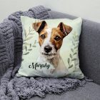 Névvel kérhető - Jack Russell terrier portré mintás párna