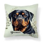 Névvel kérhető - Rottweiler portré mintás párna