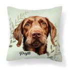 Névvel kérhető - Drótszőrű magyar vizsla portré mintás párna