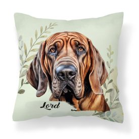 Névvel kérhető - Angol véreb portré mintás párna