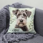Névvel kérhető - Pumi portré mintás párna