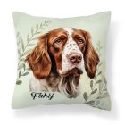 Névvel kérhető - Ír szetter portré mintás párna