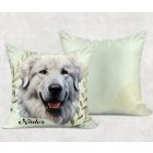 Névvel kérhető - Kuvasz portré mintás párna