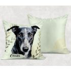 Névvel kérhető - Olasz agár portré mintás párna