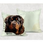 Névvel kérhető - Tibeti masztiff portré mintás párna