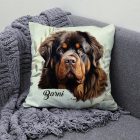 Névvel kérhető - Tibeti masztiff portré mintás párna