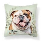 Névvel kérhető - Angol bulldog portré mintás párna