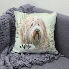 Névvel kérhető - Komondor portré mintás párna