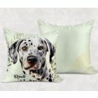 Névvel kérhető - Dalmata portré mintás párna
