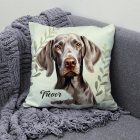 Névvel kérhető - Weimari vizsla portré mintás párna