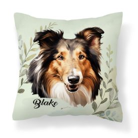   Névvel kérhető - Skót juhászkutya portré mintás párna