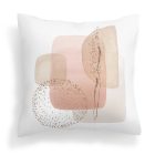 Kérd a neveddel - Sütis sünike mintás párna