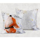 Kérd a neveddel - Cuki corgi kutyus mintás párna